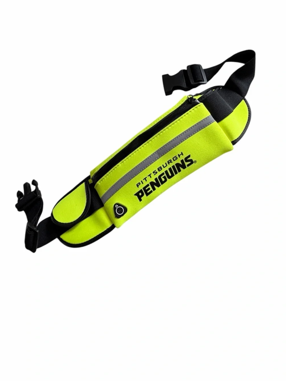 Pittsburgh Penguins Neon Yellow & Black Running Adjustable Waist Pack